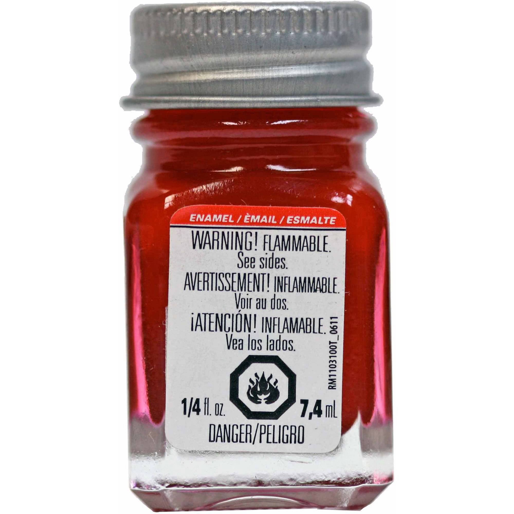 TES1152PT Metallic Red Enamel Paint .740ml Bottle by Testors Paints Multi-Coloured