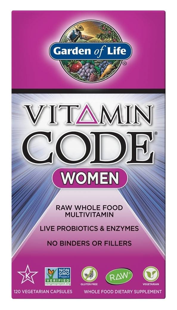 Garden of Life Vitamin Code for Women Multivitamin - 120 Capsules