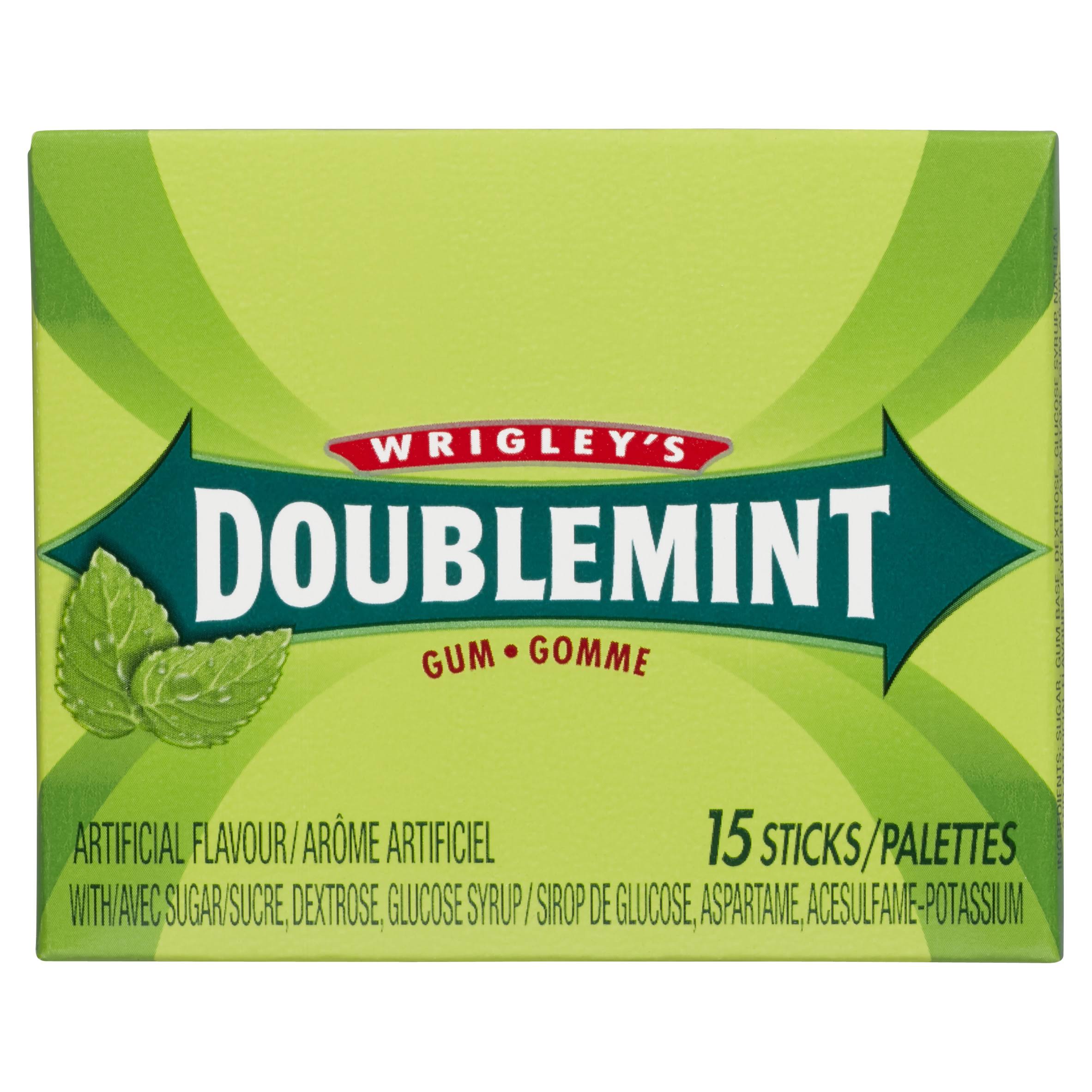 Wrigley's Doublemint Gum - 15 Sticks