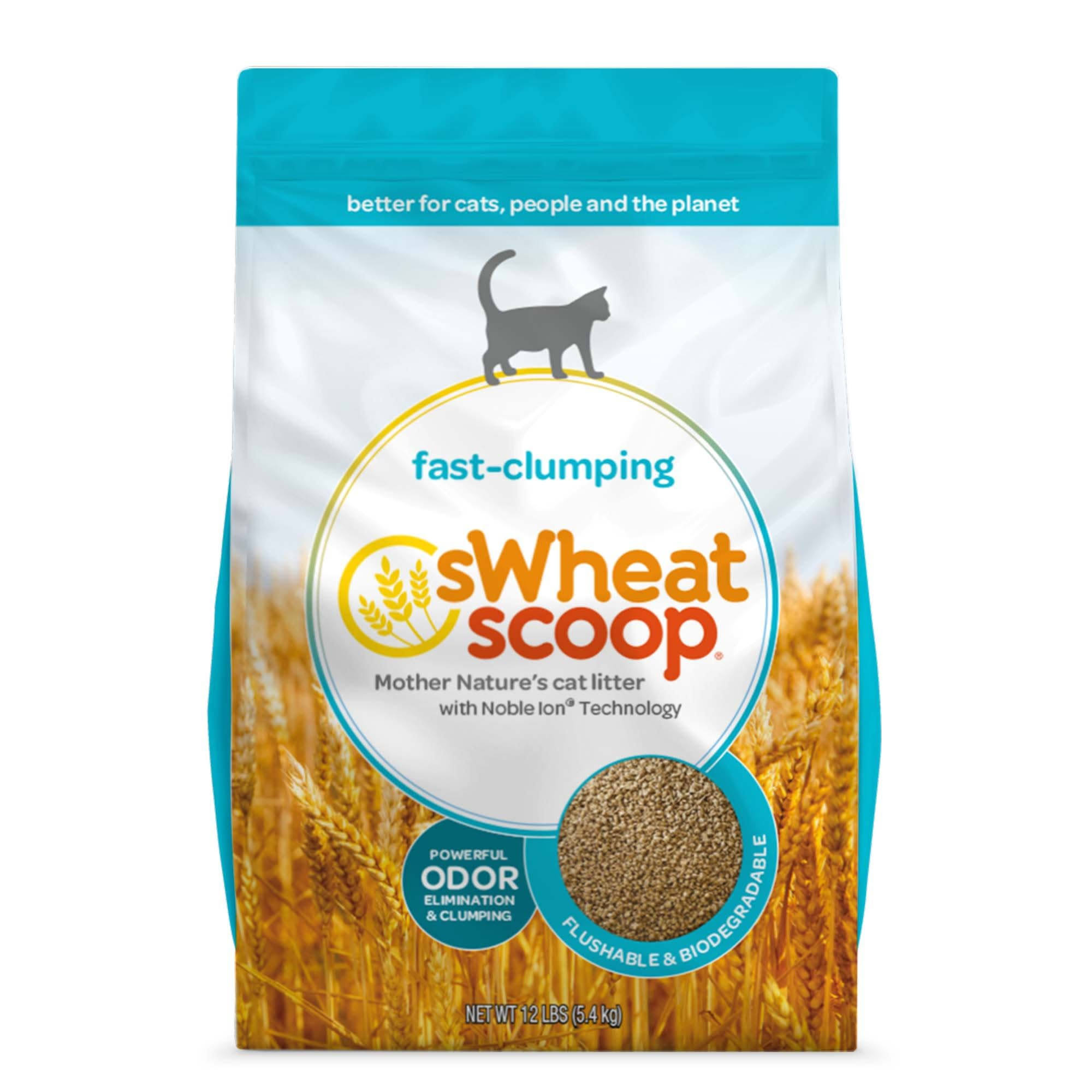 Swheat Scoop Fast-Clumping Cat Litter [12lb]