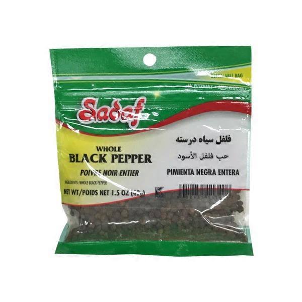 Sadaf Whole Black Pepper - 1.5oz