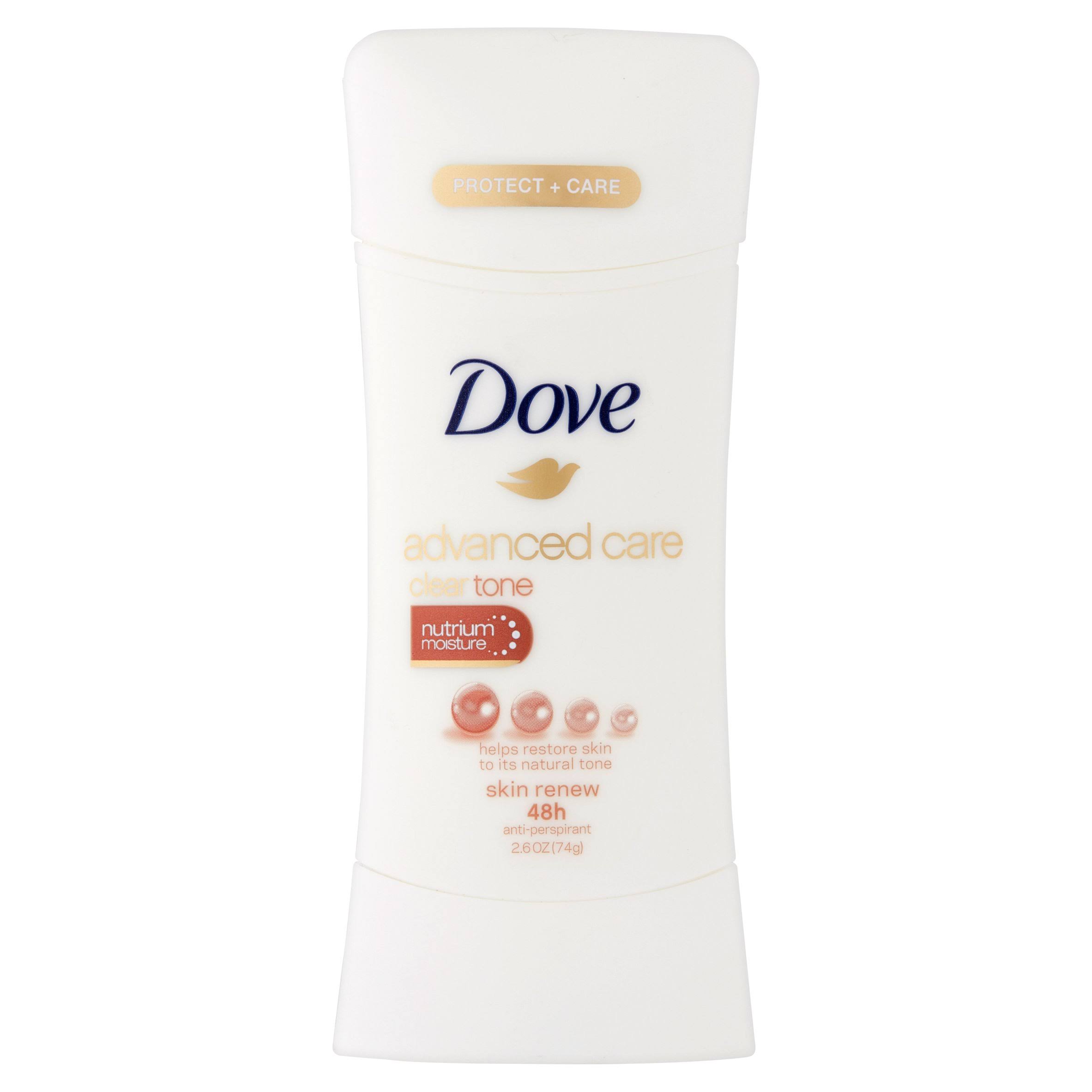 Dove Advanced Care Clear Tone Skin Renew 48h Anti-Perspirant - 2.6oz