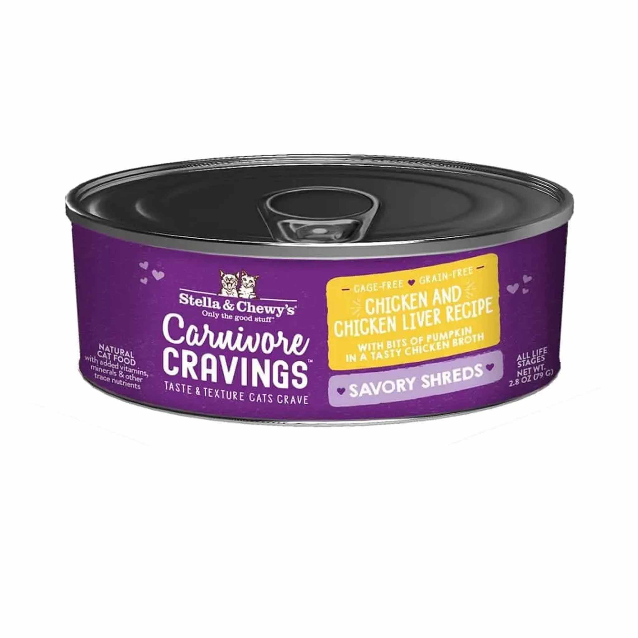 Stella & Chewy's 2.8oz Carnivore Cravings Chicken & Liver Shreds