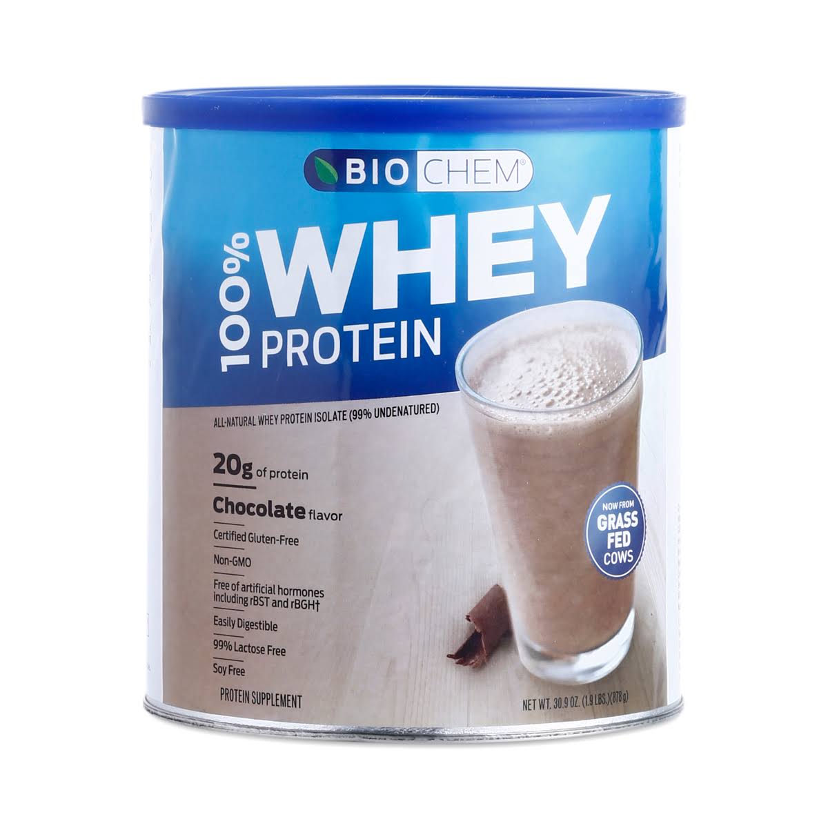 Biochem Sports Whey Protein Isolate Powder - Chocolate, 1.9lb