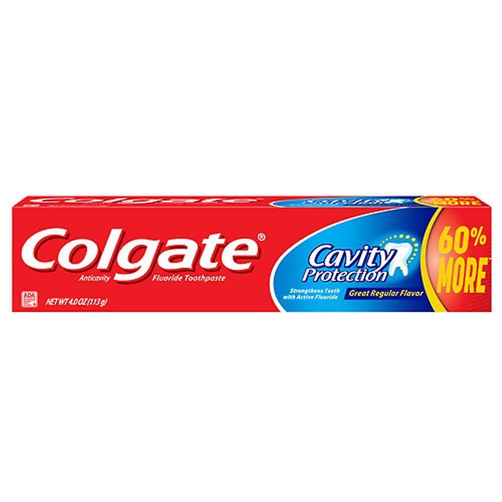 Colgate Cavity Protection Anticavity Fluoride Toothpaste - 4oz