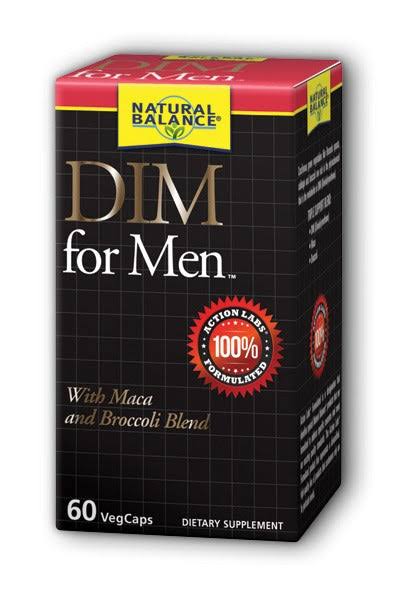 Natural Balance DIM For Men Supplement - With Maca and Broccoli Blend, 60ct
