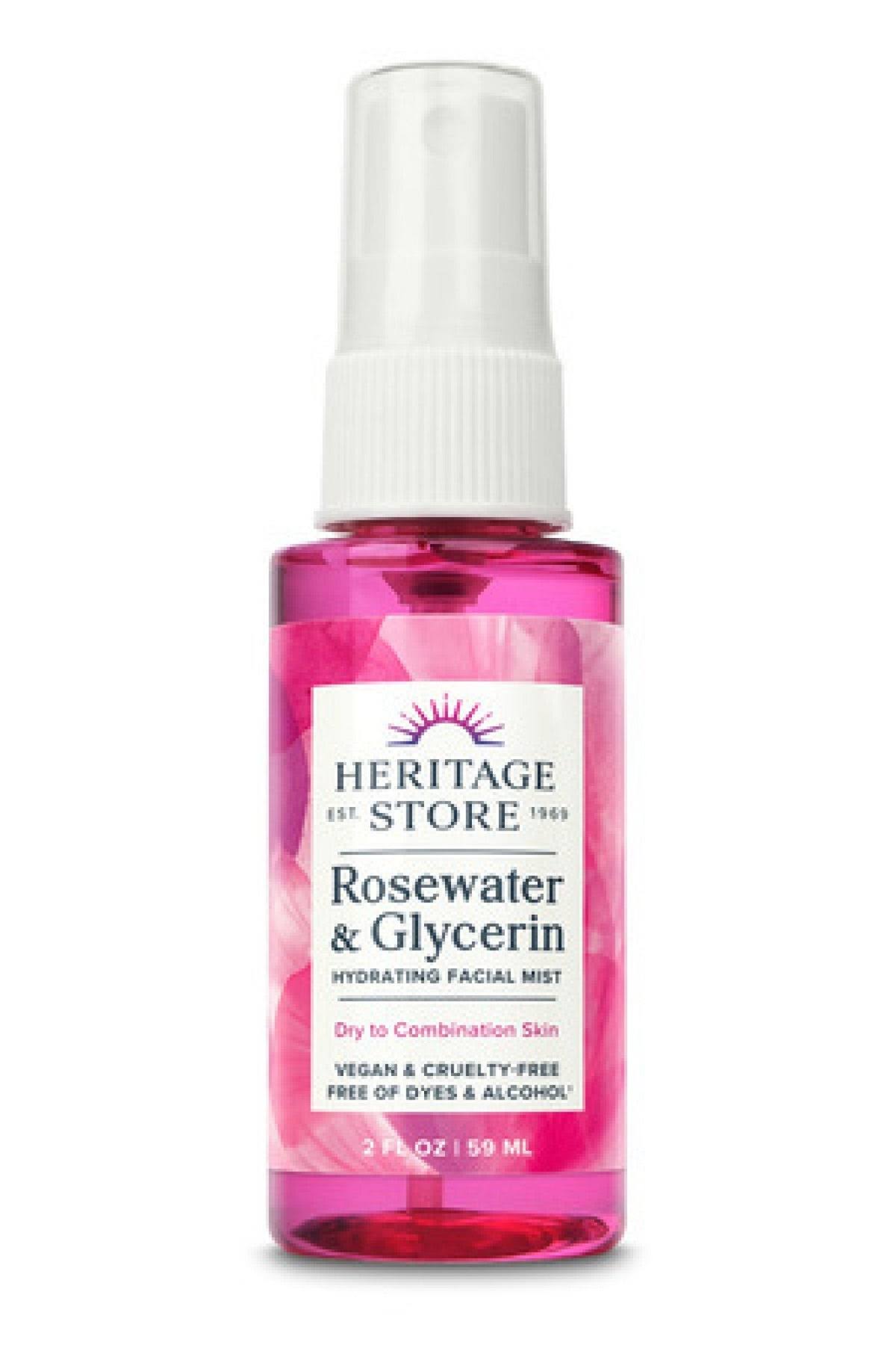 Heritage Store Rosewater & Glycerin - 2 fl oz