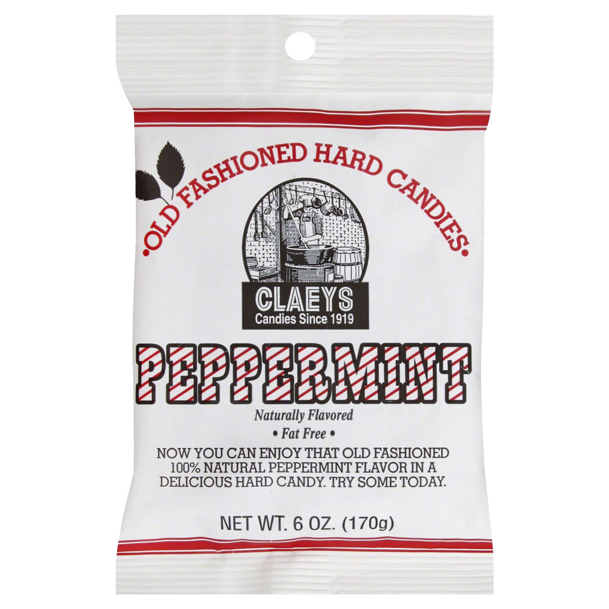 Claeys Hard Candies, Old Fashioned, Peppermint - 6 oz