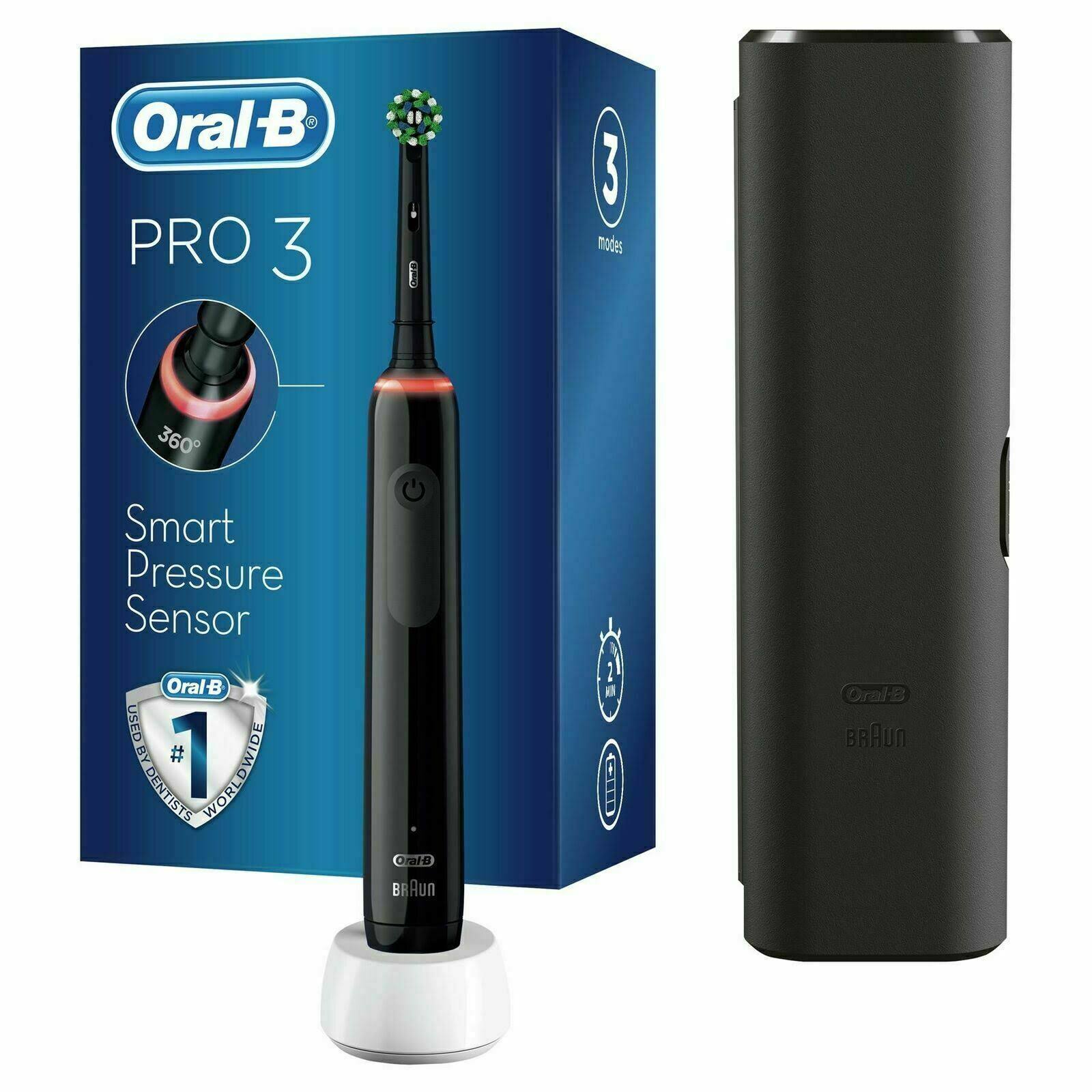 Oral B Pro 3 3500 Black Electric Toothbrush