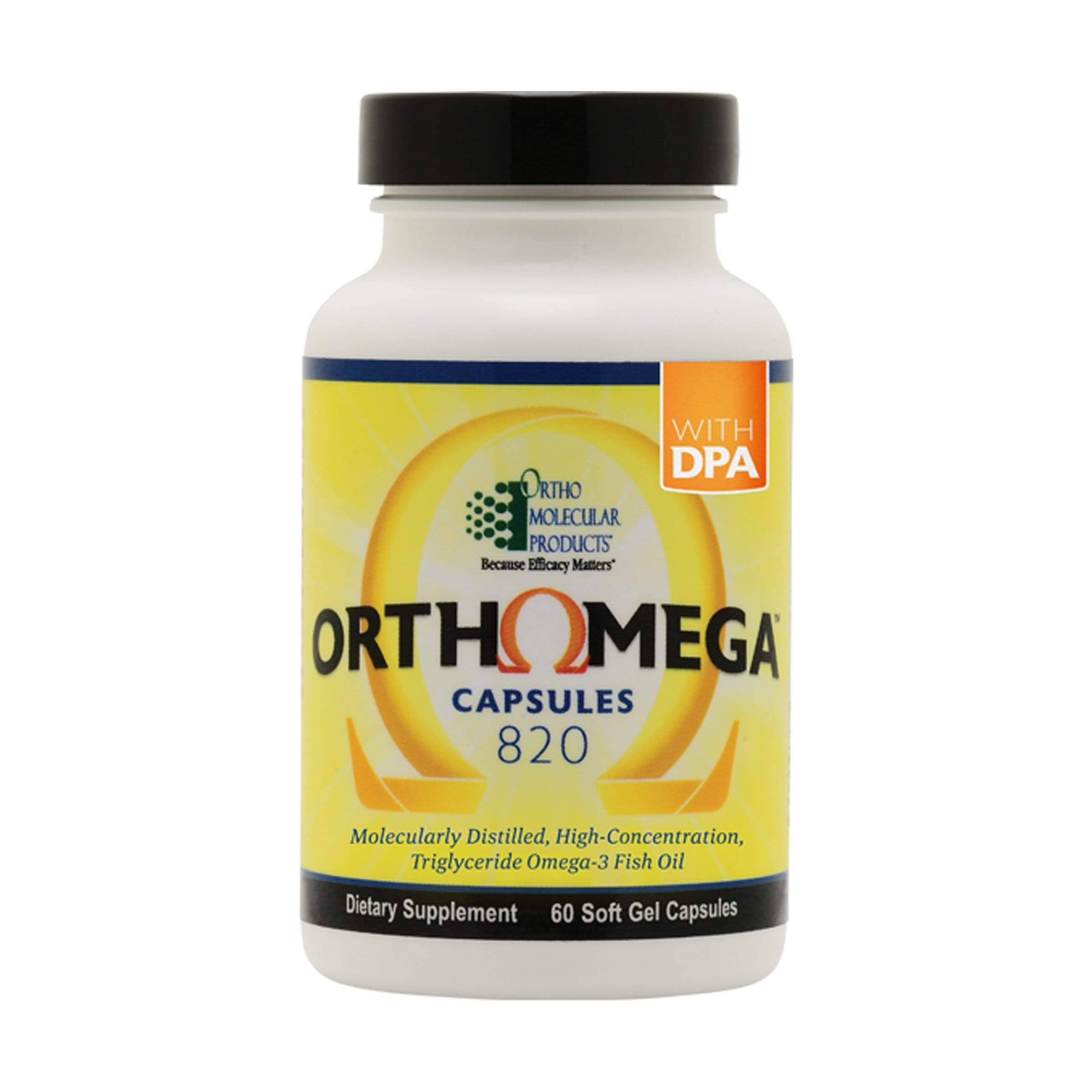 Ortho Molecular Products Orthomega Supplement - 60 Softgel Capsules