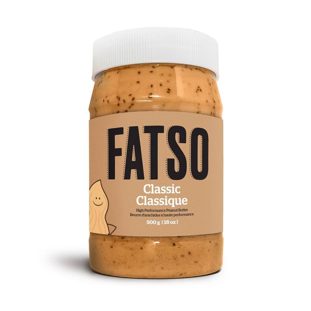 Fatso High Performance Natural Peanut Butter Vegan Peanut Butter w/ P