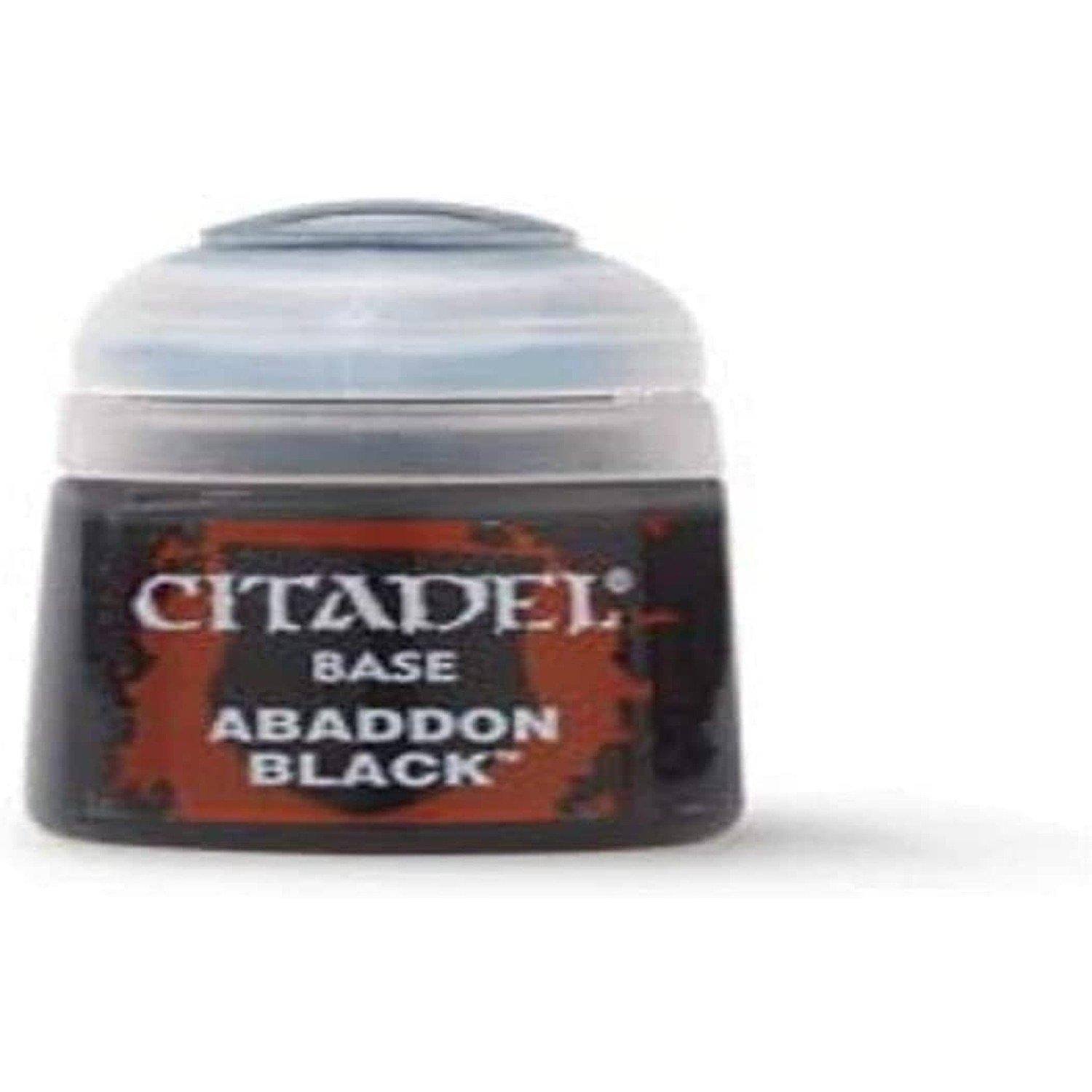 Citadel Base Abaddon Black Paint