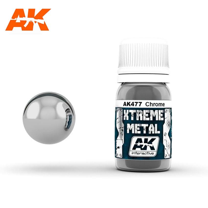 AK Interactive Xtreme Metal Paint - Chrome