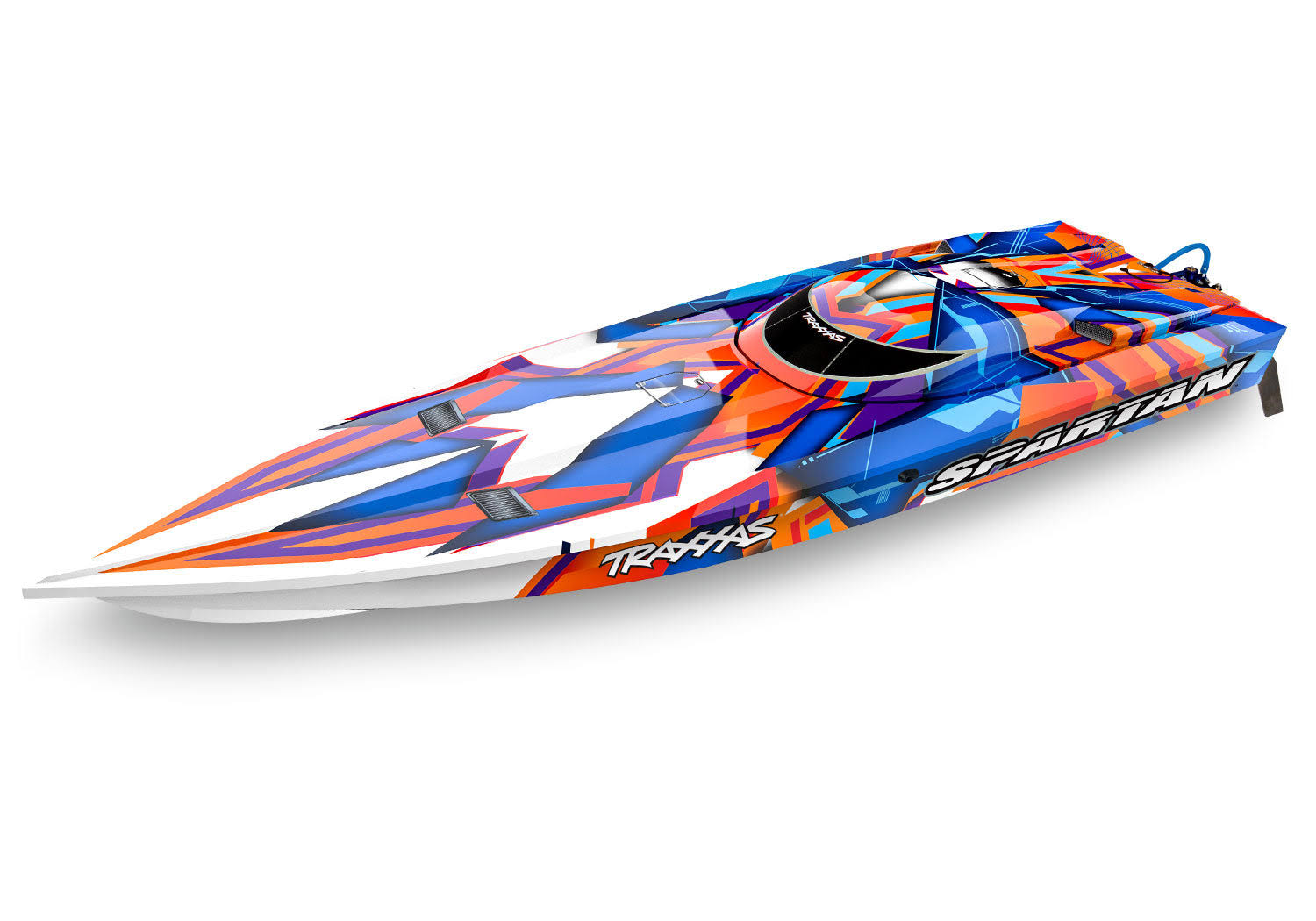 Traxxas 57076-4 Spartan 36in Brushless Muscleboat 1/10 Electric RC Boat Orange