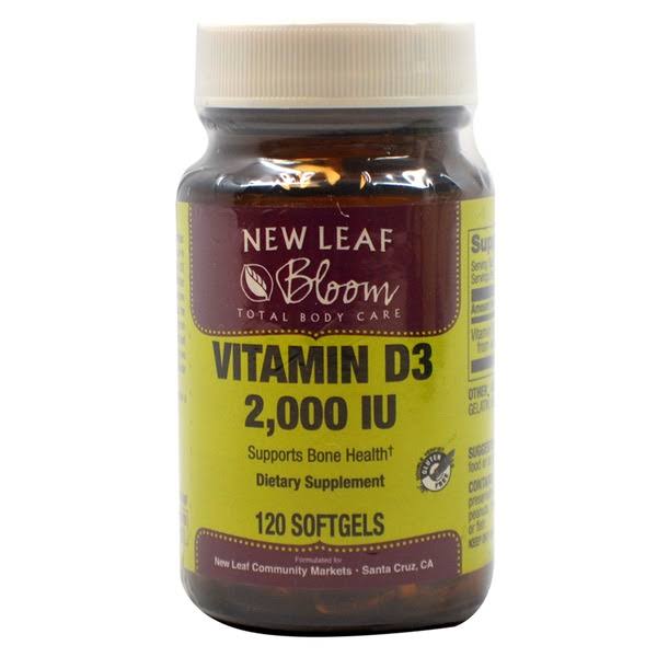 Vitamin D3 Dietary Supplement, 2000 IU - 120 ct