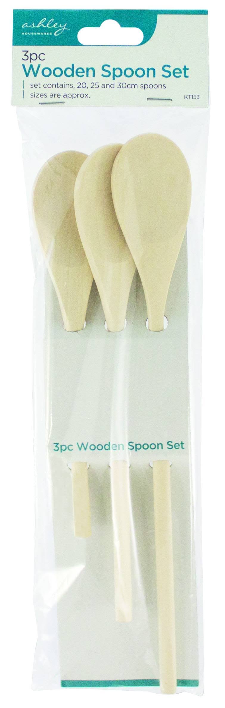 Ashley 3pc Wooden Spoon Set