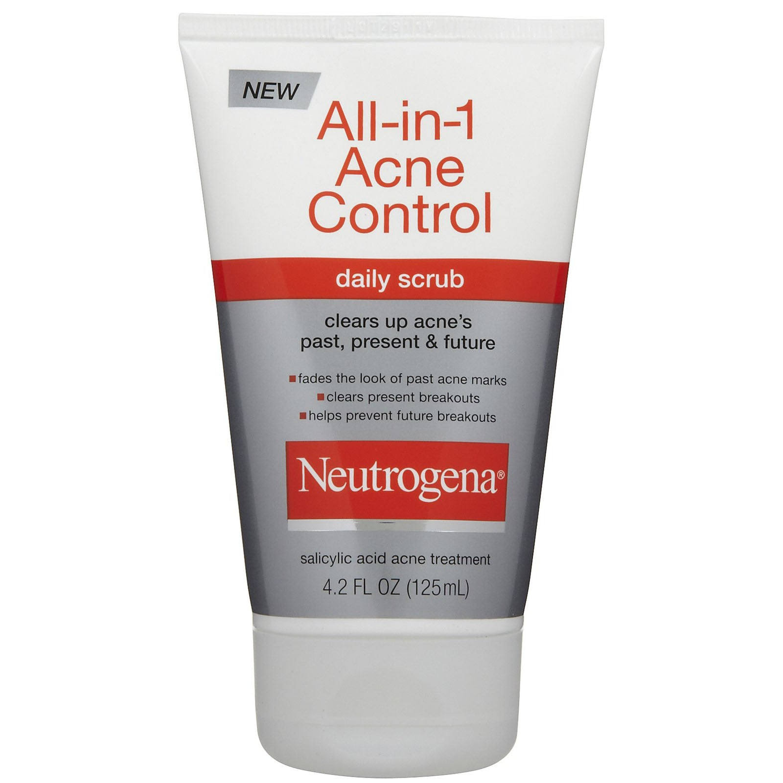 Neutrogena All in 1 Acne Control Daily Scrub - 4.2oz
