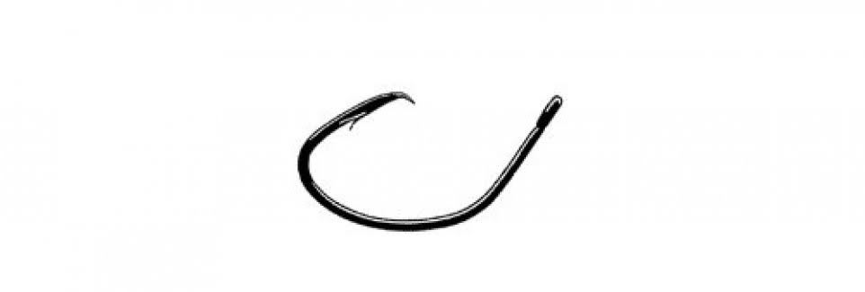 Owner O5114121 Mutu Light Circle Fishing Hook - Black Chrome, Size 2/0
