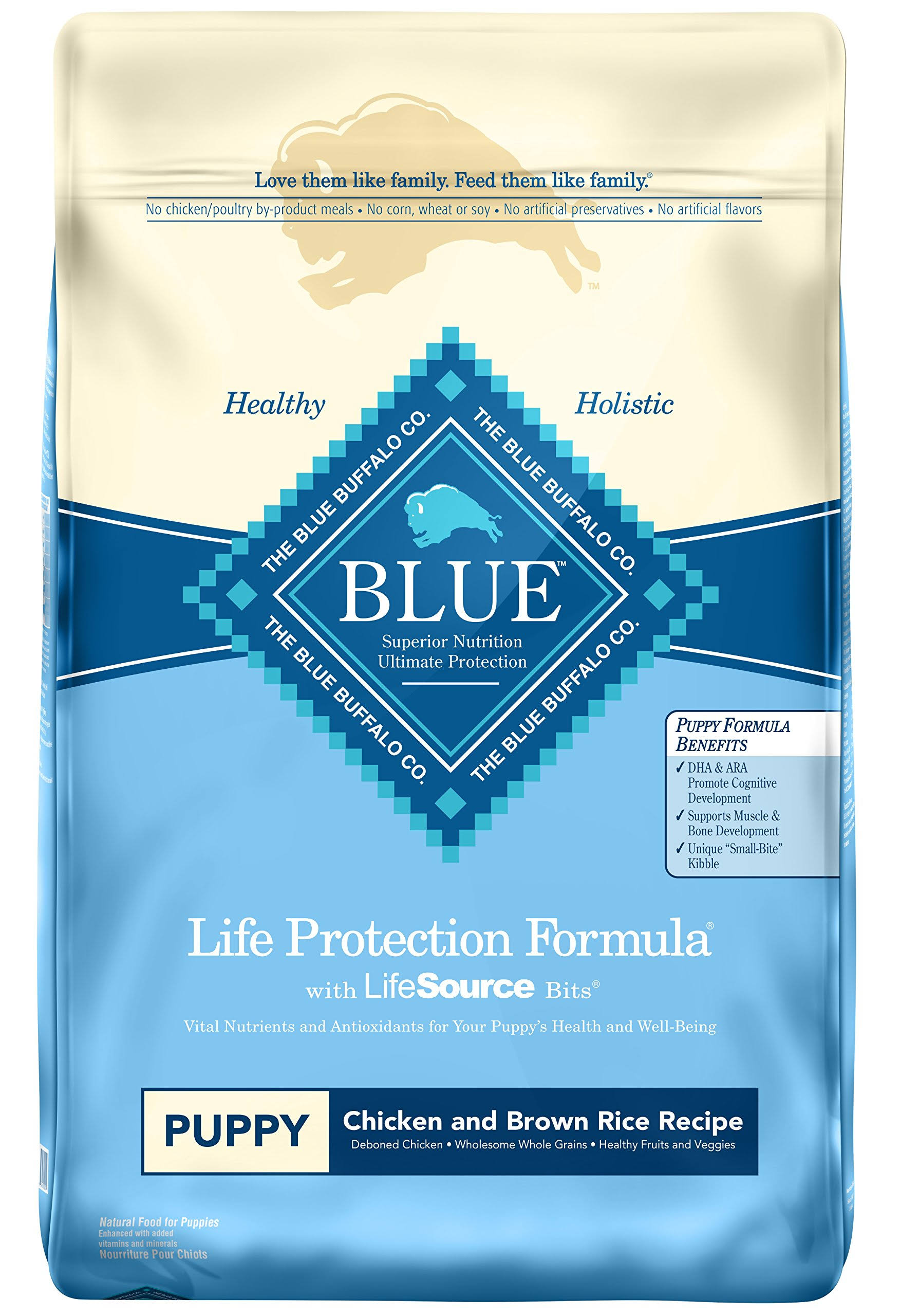 Blue Buffalo Life Protection Dry Puppy Food - Chicken & Brown Rice, 30 lb