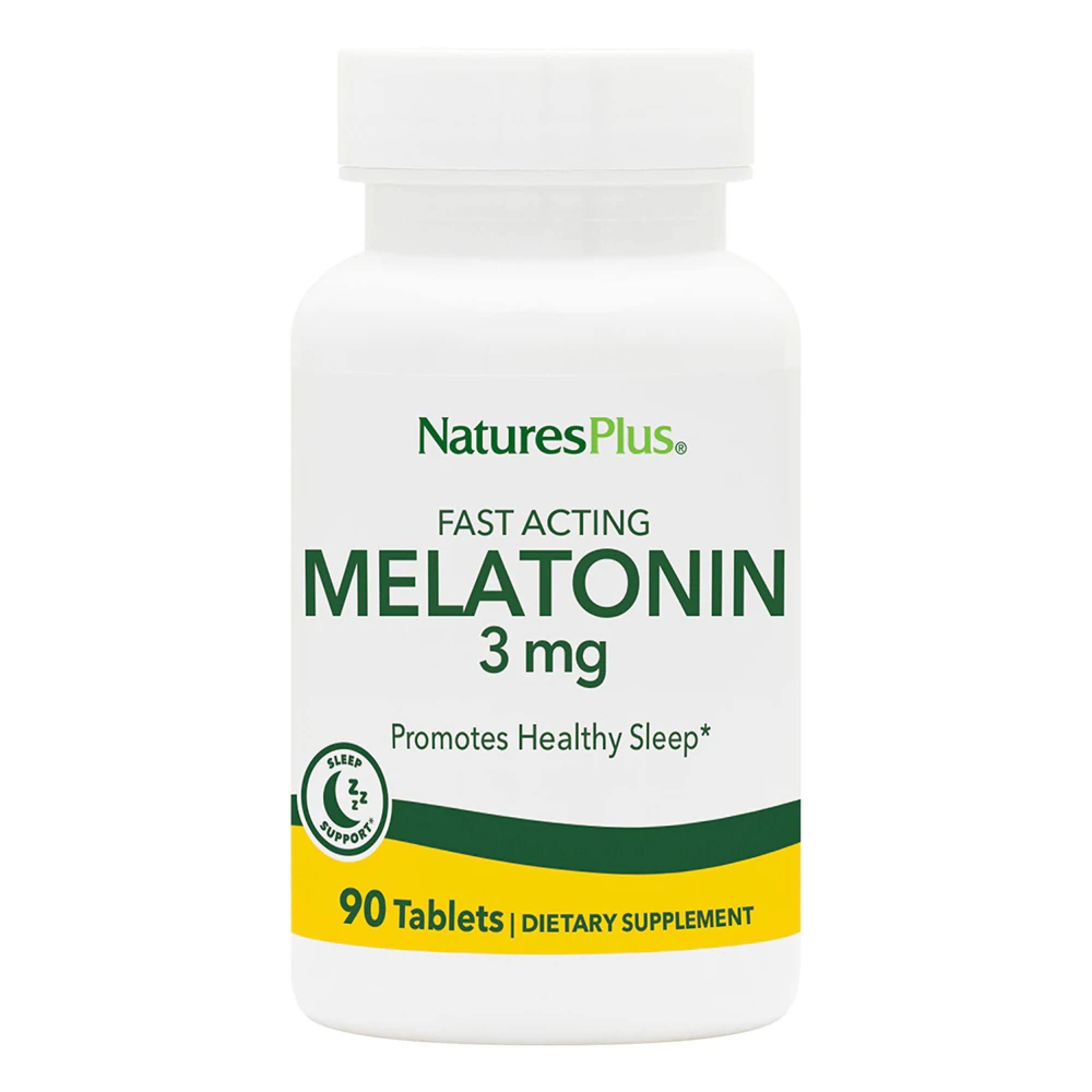NaturesPlus Melatonin 3 mg - 90 Tablets