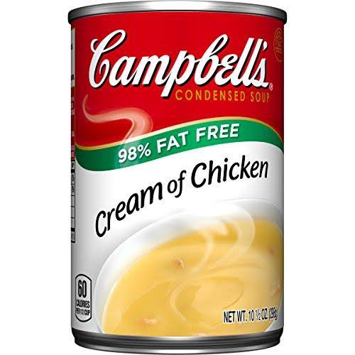 Campbell's 98% Fat-Free Cream of Chicken Condensed Soup - 10.5oz