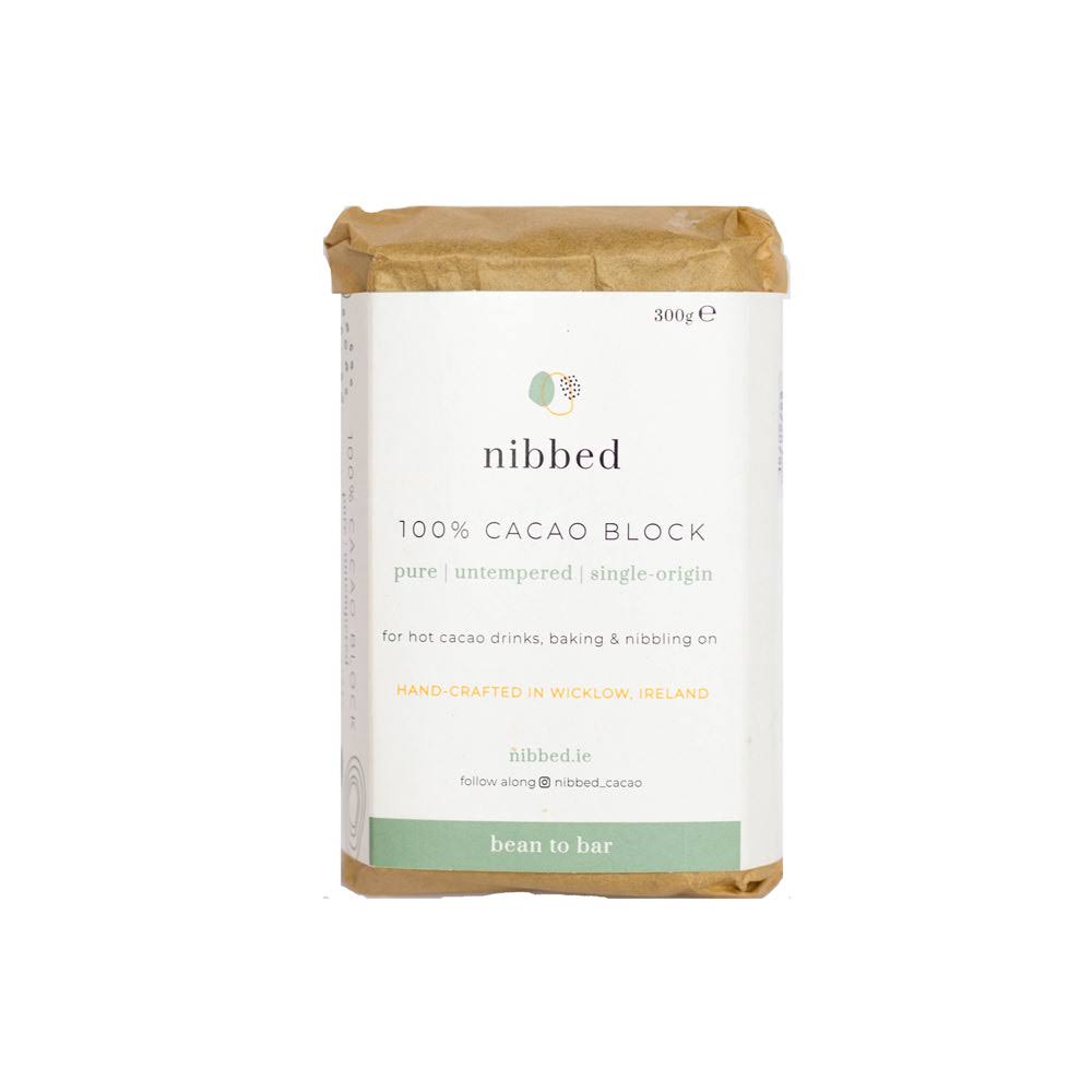 Nibbed Organic 100% Cacao Block - 300g