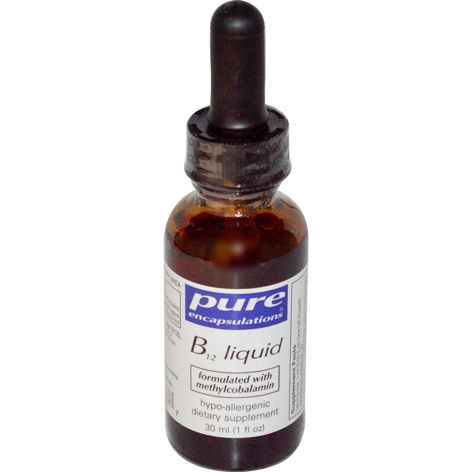 Pure Encapsulations B12 Liquid Supplement - 30ml