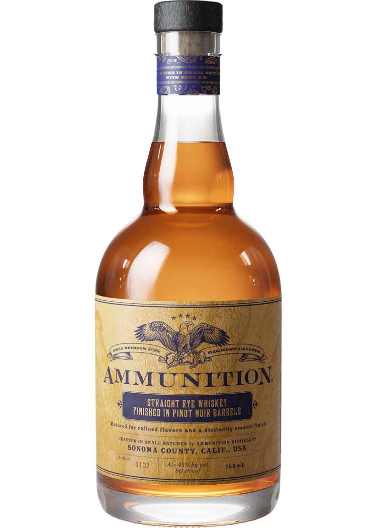 Ammunition Straight Rye Whiskey - 750 ml