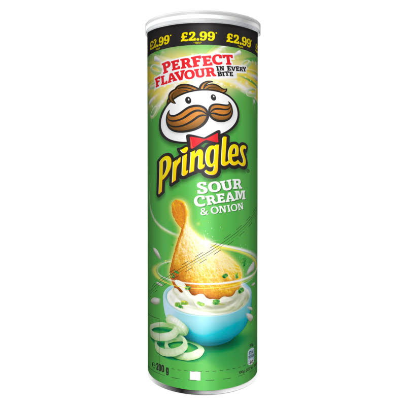 Pringles Sour Cream and Onion Crisps - 200g