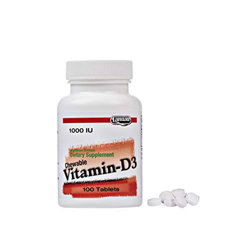 Landau Vitamin D3 Chewable Vitamin - Cherry, 1,000 IU, 100ct