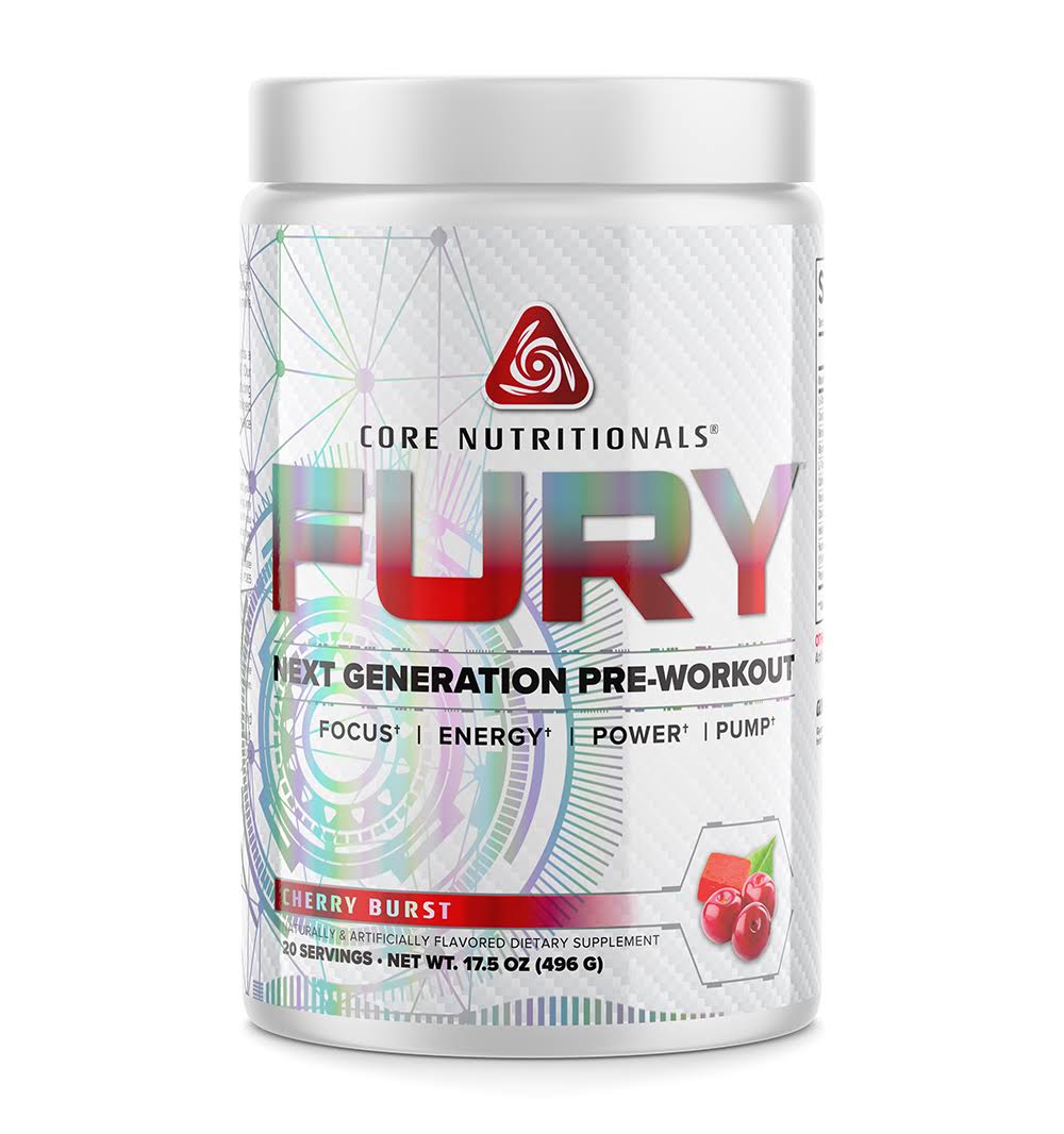 Core Nutritionals Fury - 20 Servings Cherry Burst