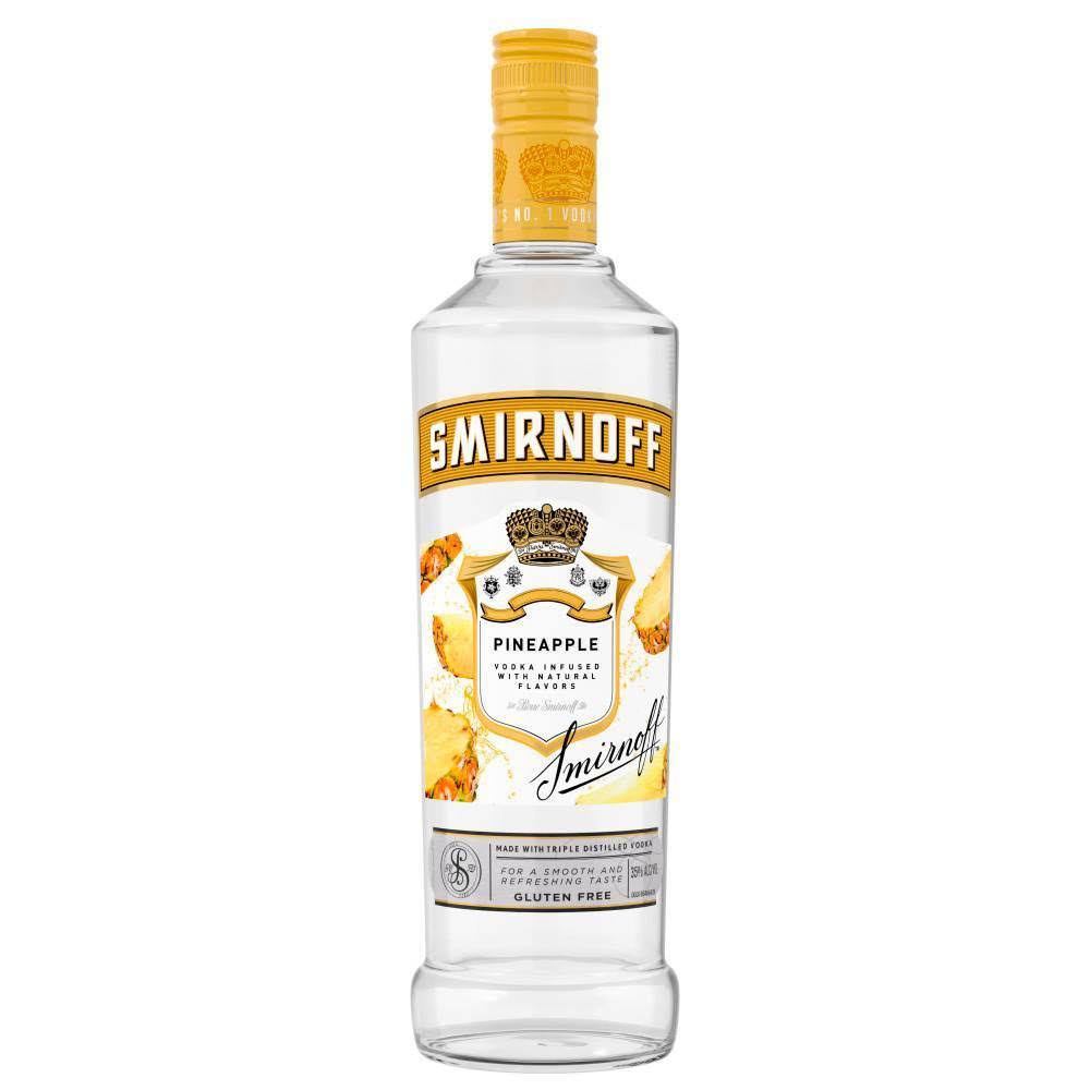 Smirnoff Vodka, Twist of Pineapple - 750 ml