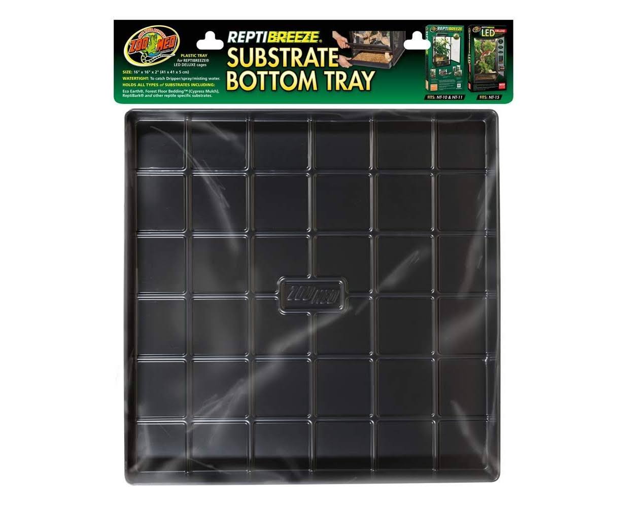 Zoo Med Reptibreeze Substrate Bottom Tray - Black