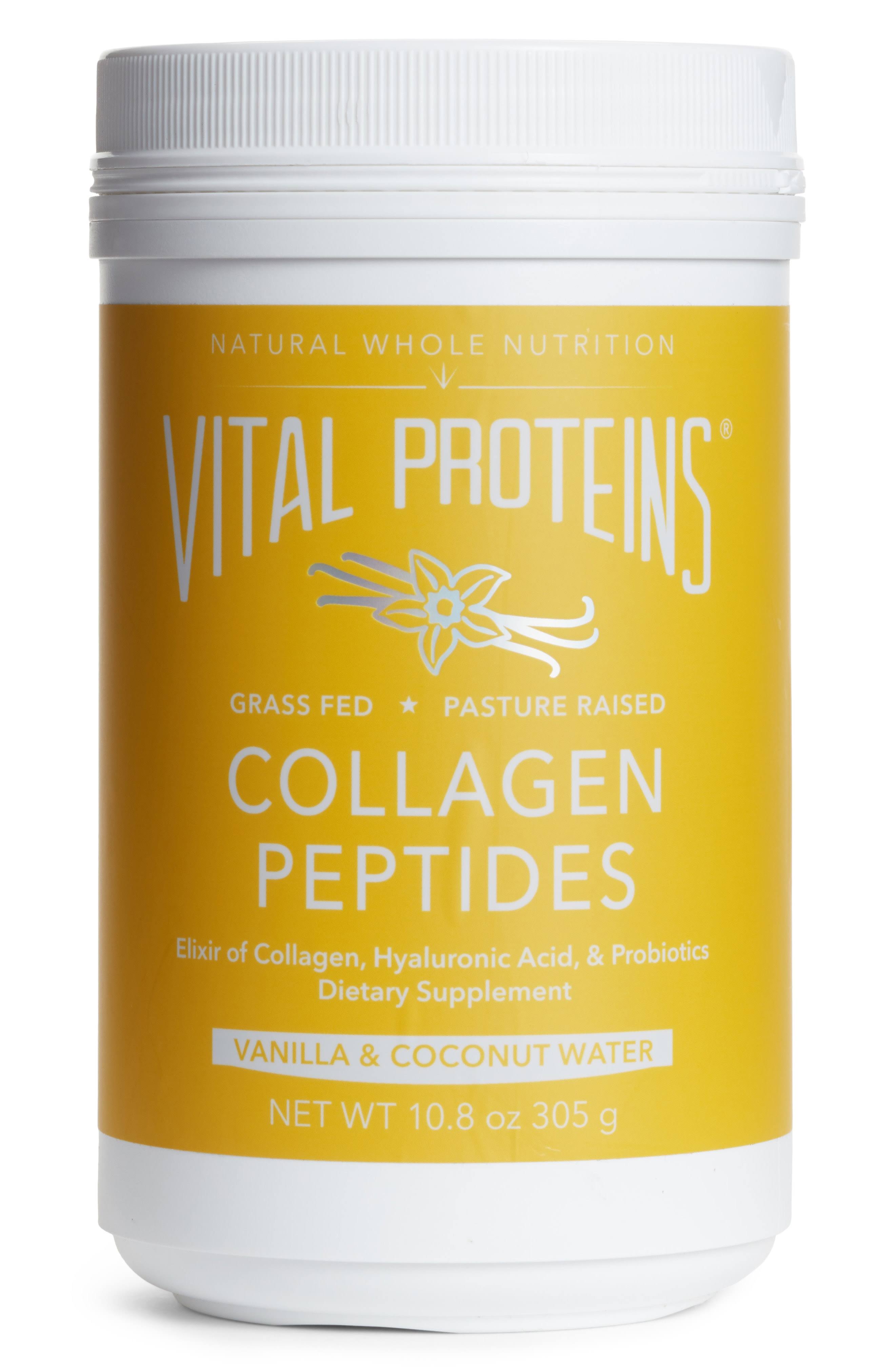 Vital Proteins Collagen Peptides, Vanilla & Coconut Water - 10.4 oz jar