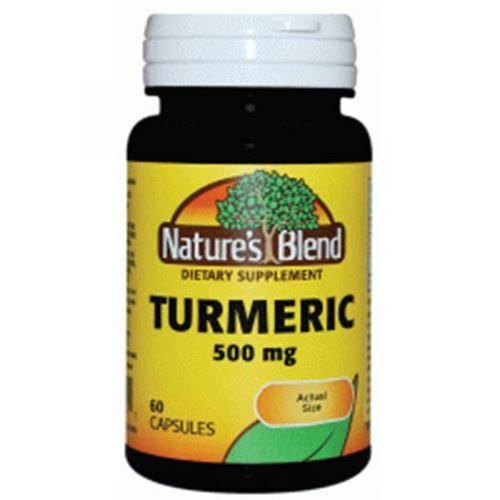 Nature's Blend Turmeric with Black Pepper 60 Caps 500 mg