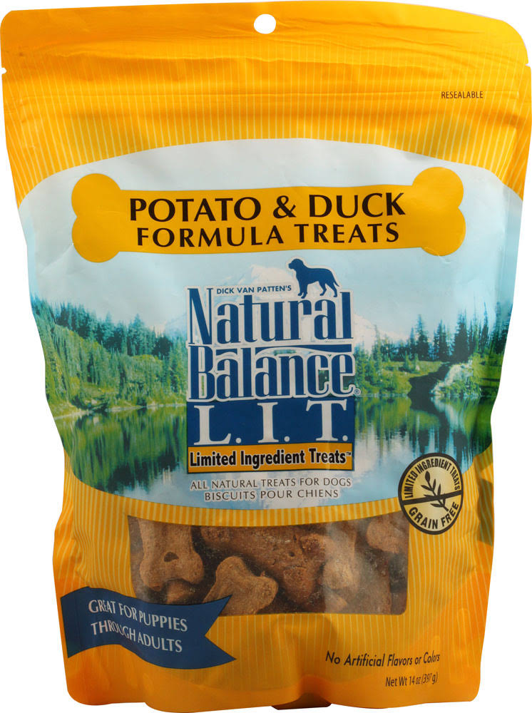 Natural Balance LIT Dog Treats - Potato & Duck Formula, 14oz