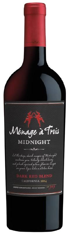 Ménage A Trois Midnight Dark Red Wine Blend - California