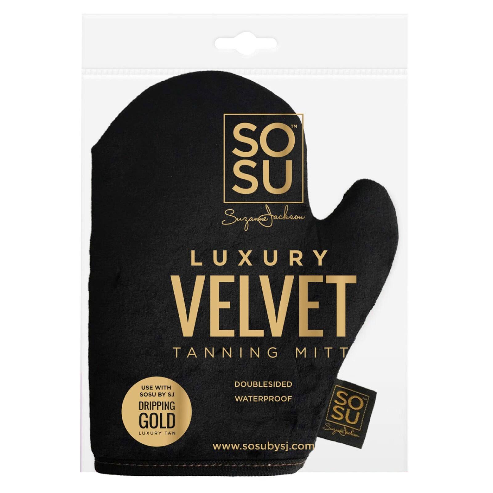 Sosu By Suzanne Jackson Dripping Gold Luxury Tanning Mitt Velvet