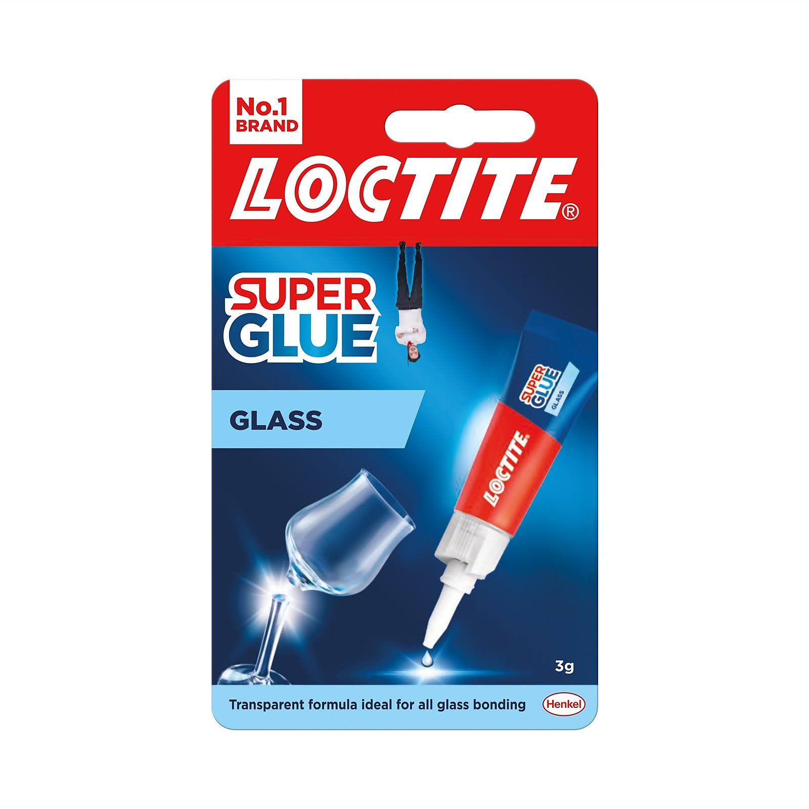 LOCTITE Super Glue - Glass Bond Adhesive - 3g Tube