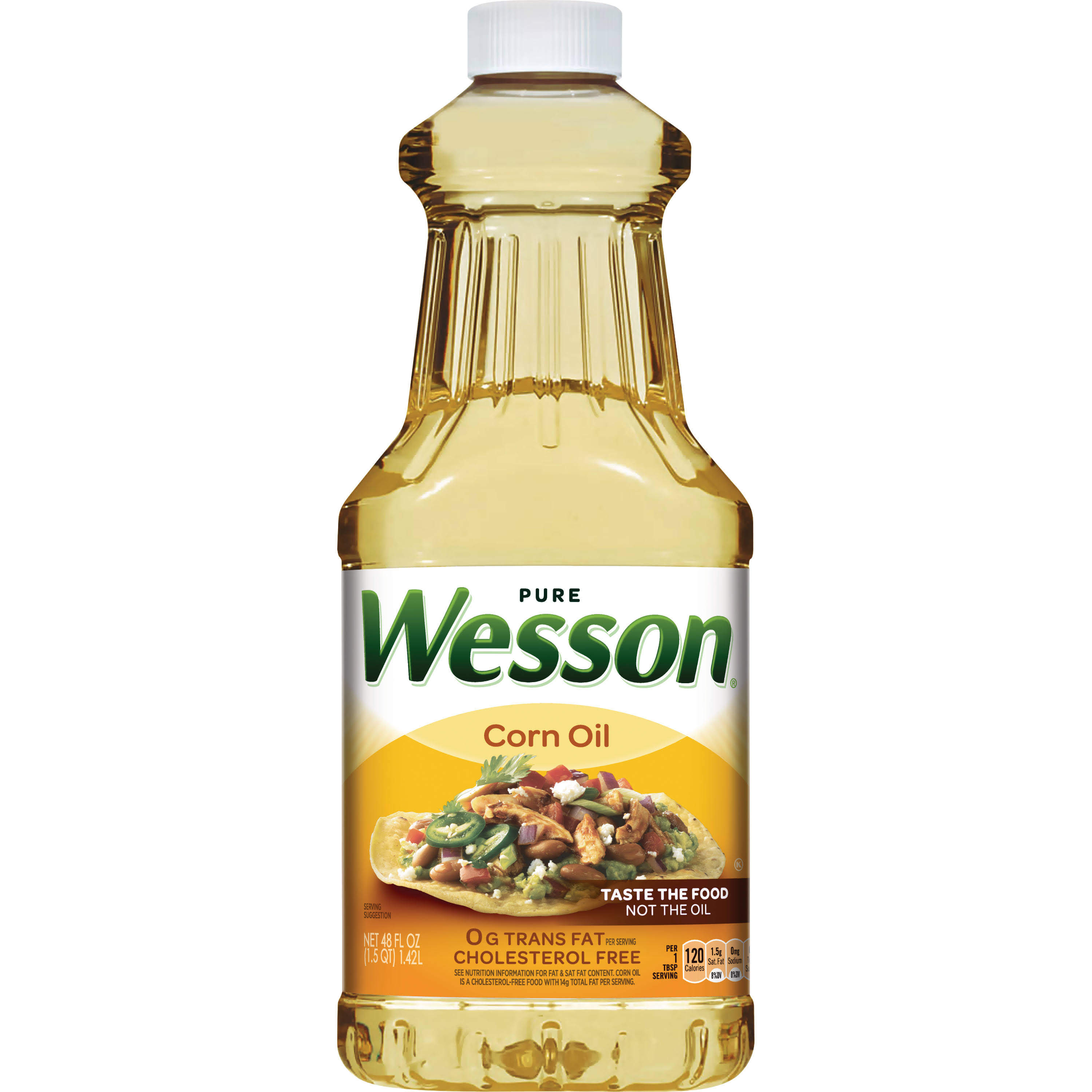 Wesson Pure and Natural Corn Oil - 48oz