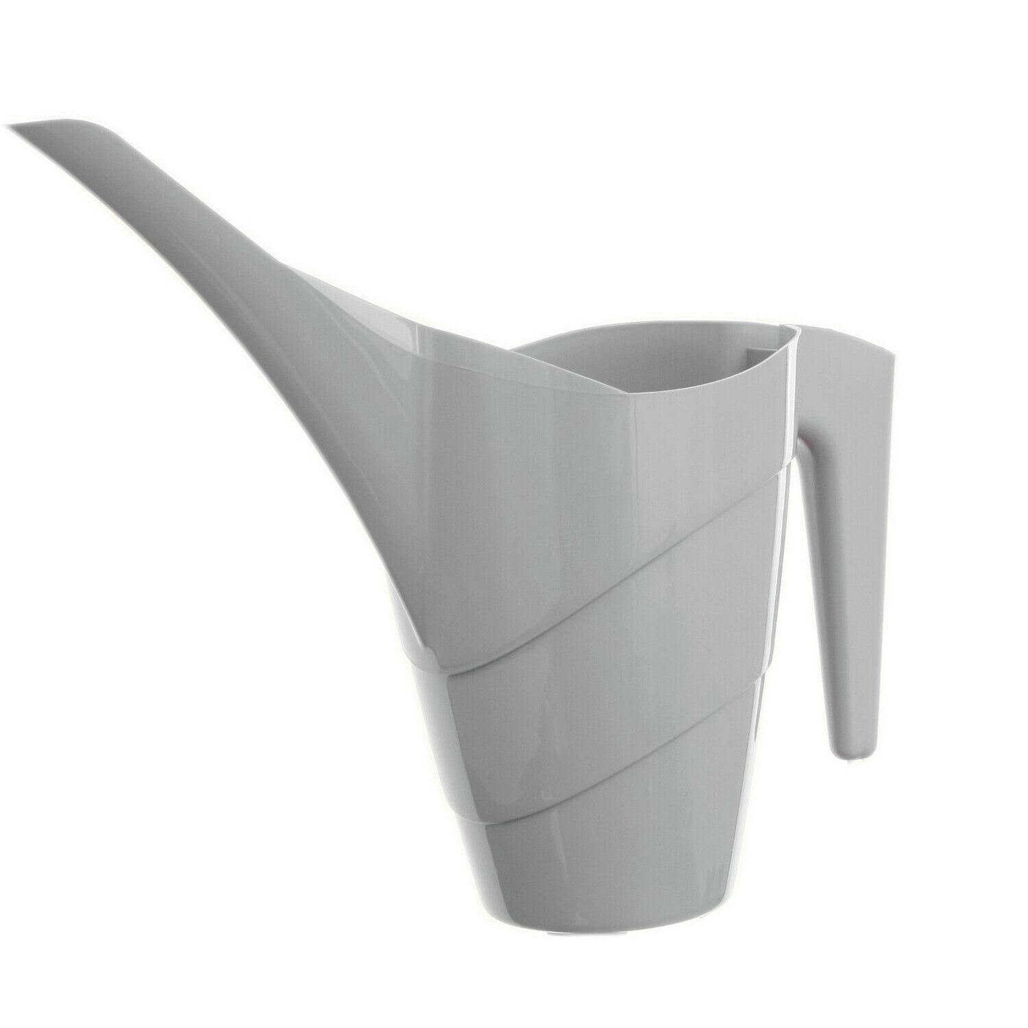 Whitefurze 1.5L 30cm Stylish Modern Grey Indoor Watering Can