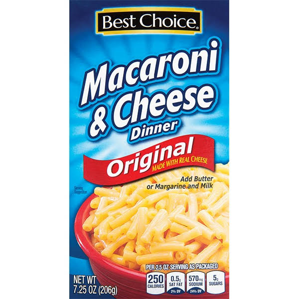 Best Choice Macaroni & Cheese Dinner - 7.25 oz