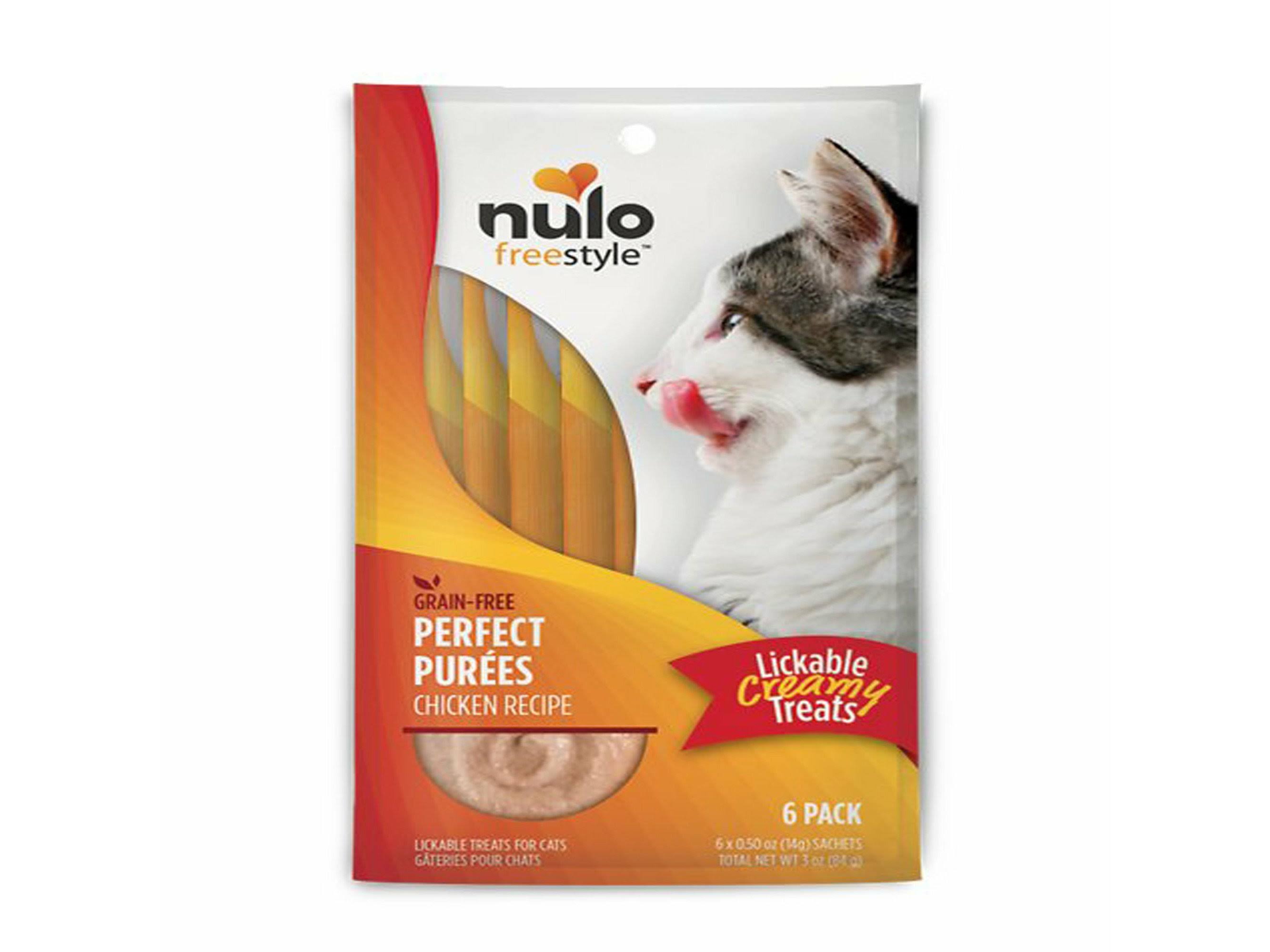 Nulo Freestyle Cat Puree Grain Free Chicken 6 Pack