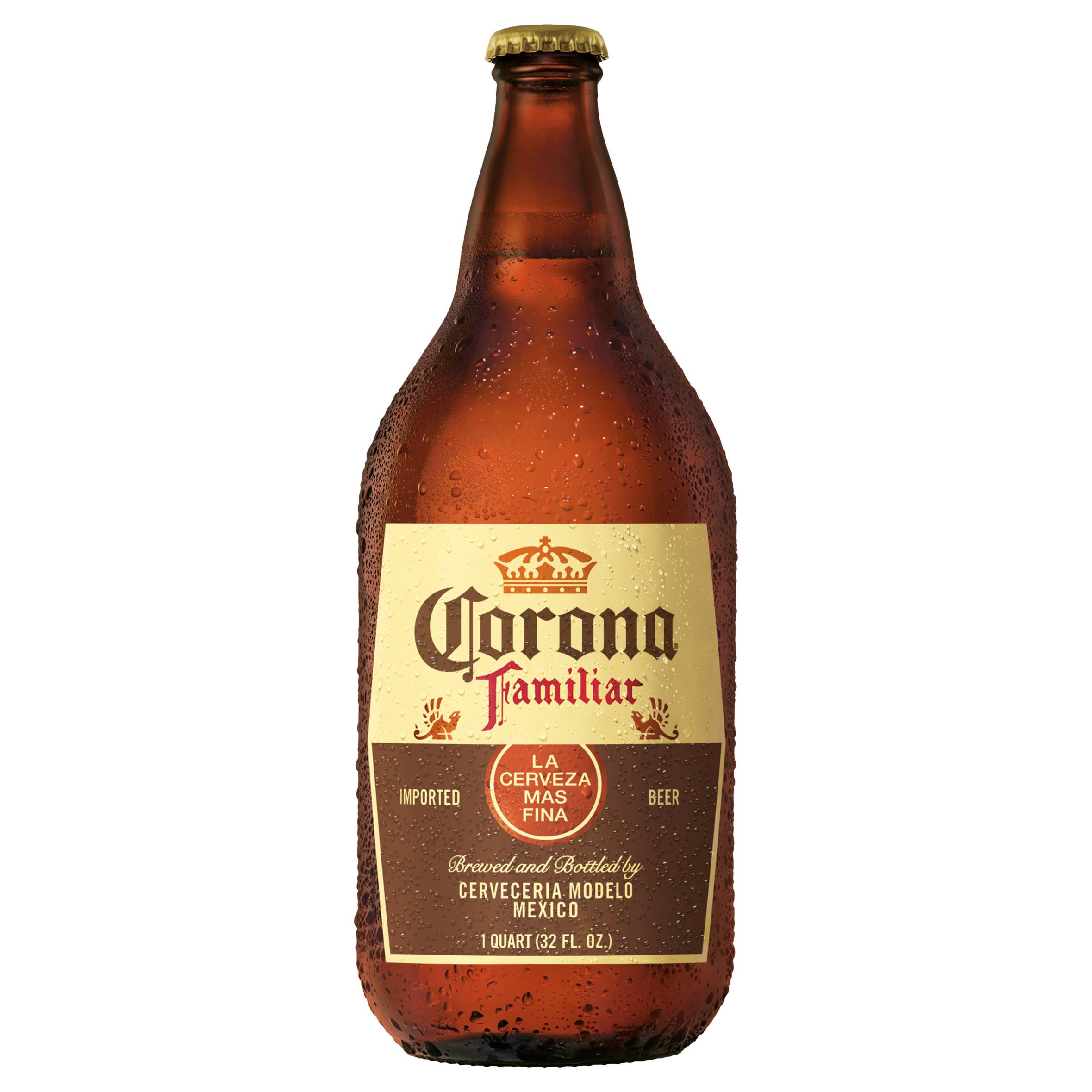 Corona Familiar Beer, Imported - 1 quart