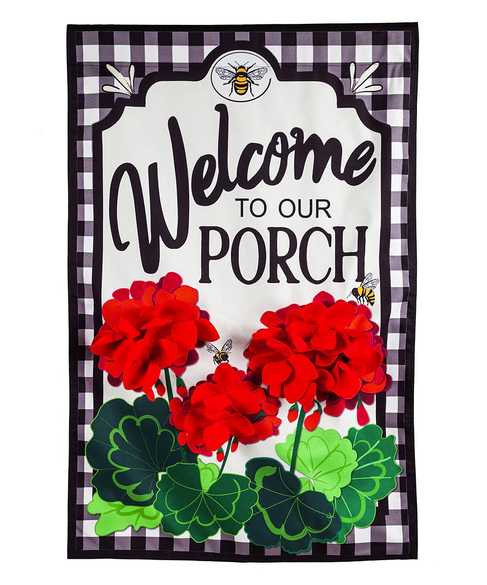 Welcome To Our Porch Garden Flag 2 Sided Decorative