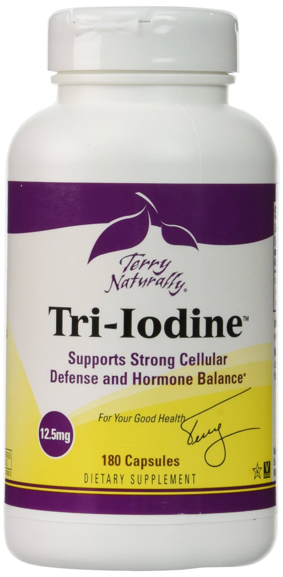 Terry Naturally Tri-Iodine Supplement - 180 Capsules