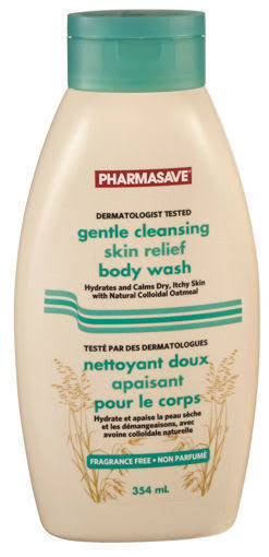 PHARMASAVE GENTLE CLEANSING SKIN RELIEF BODY WASH - FR/FREE 354ML