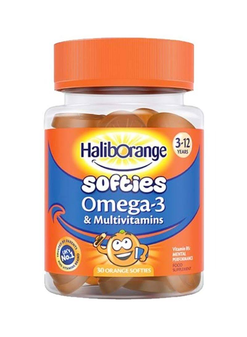 HalibOrange Omega 3 & Multivitamins - 30 softies
