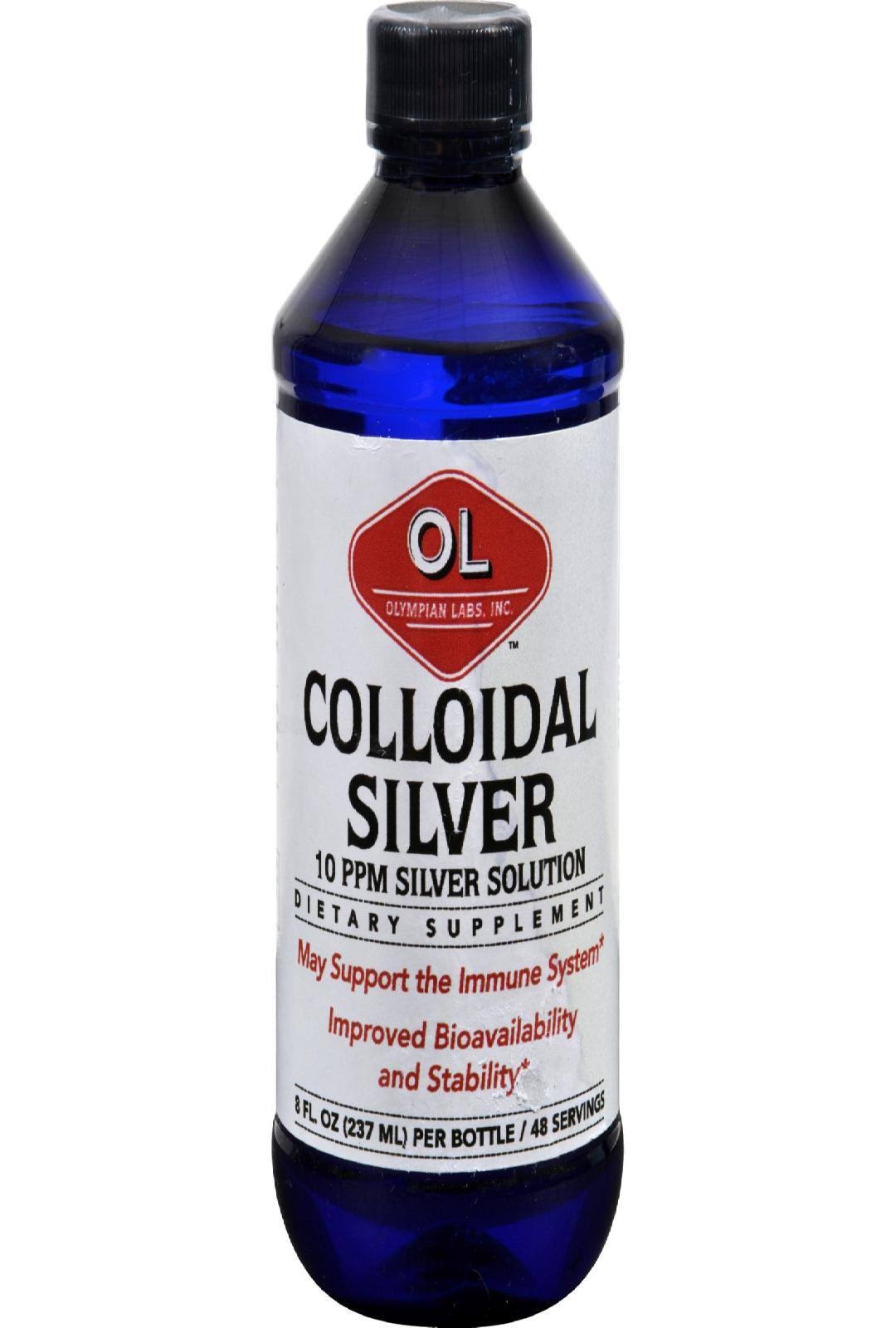 Olympian Labs Plata Coloidal Dietary Supplement - 8oz