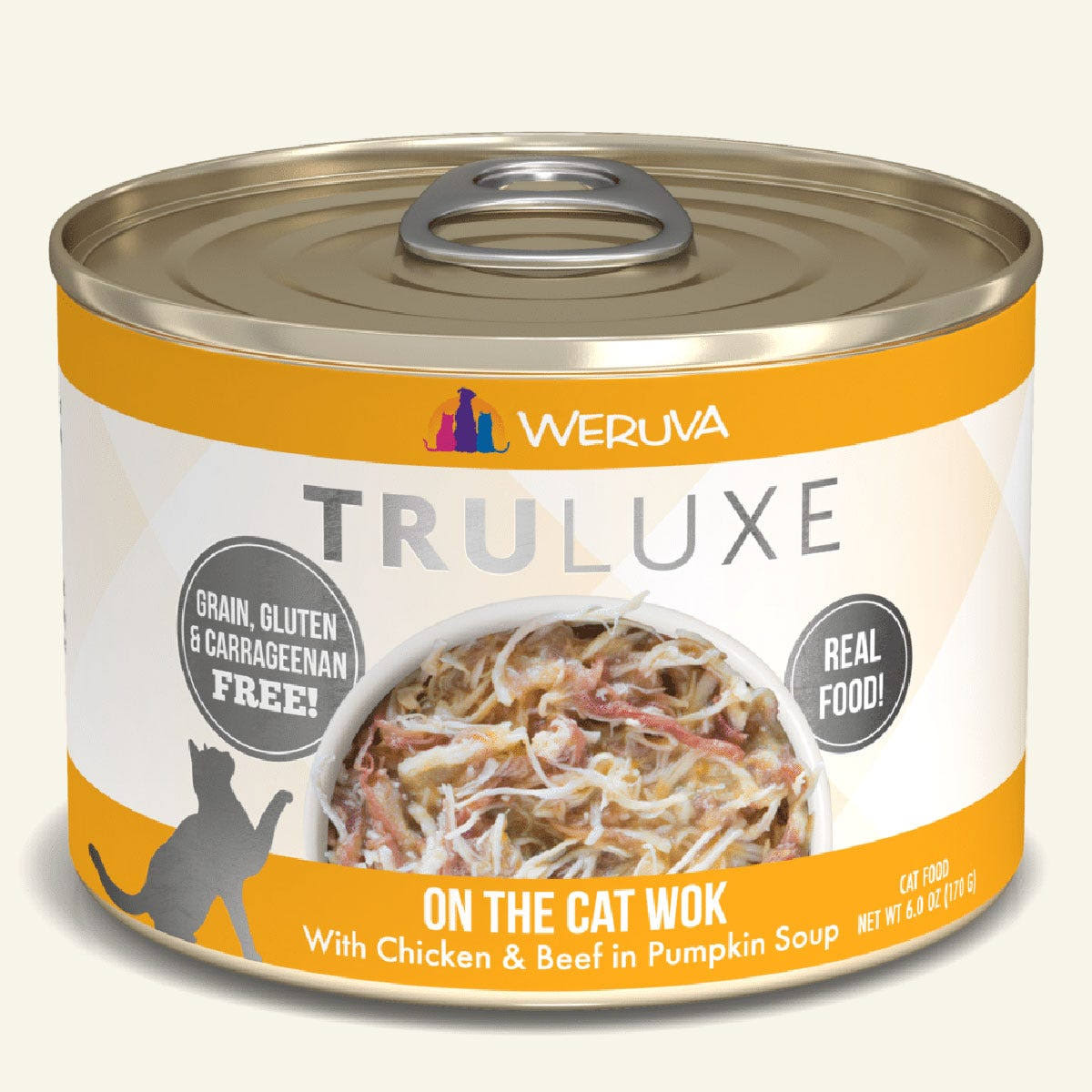Weruva Grain Free Truluxe Canned Cat Food - On the Cat Wok, Adult
